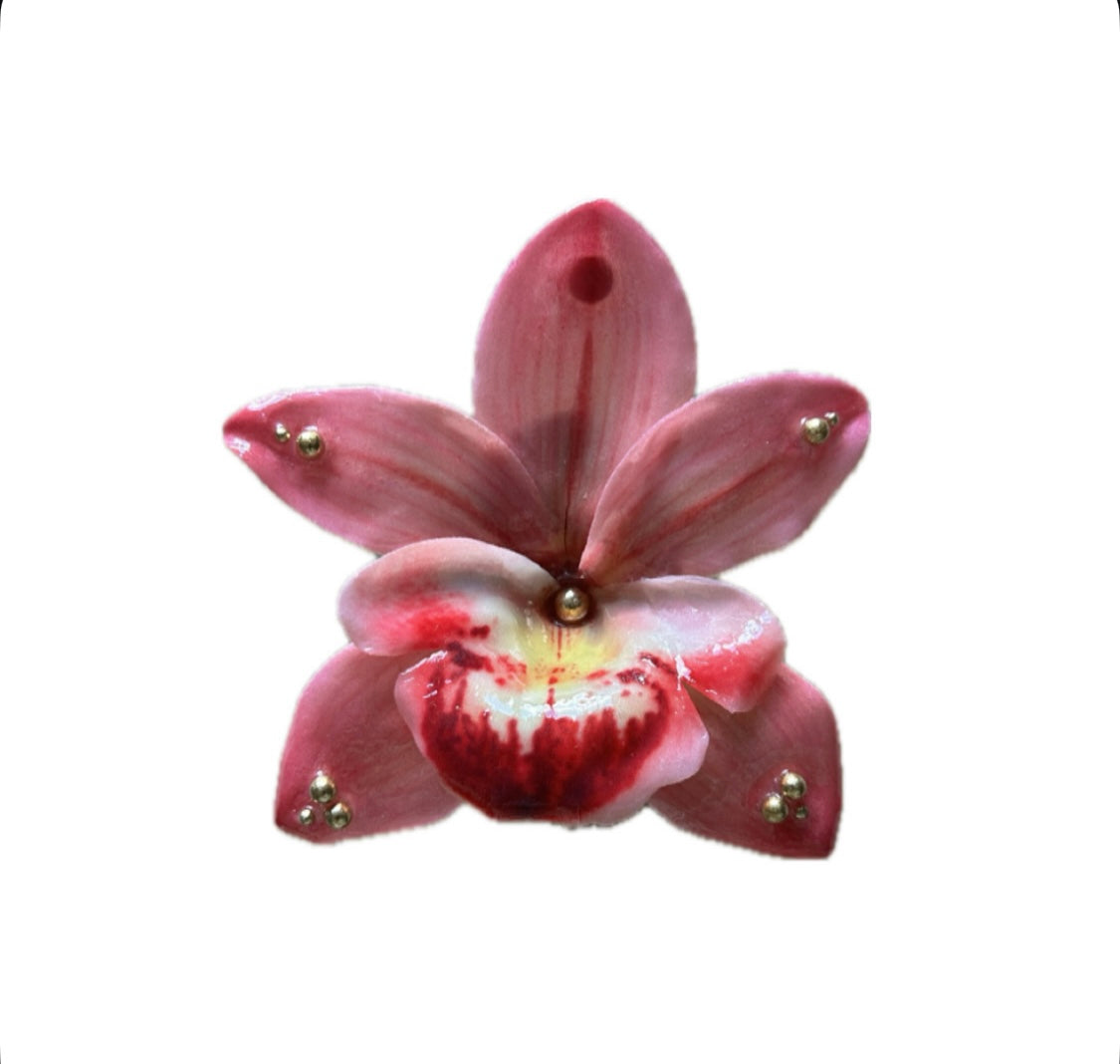 PINK DRAGONFRUIT LILY EARRINGS - XL