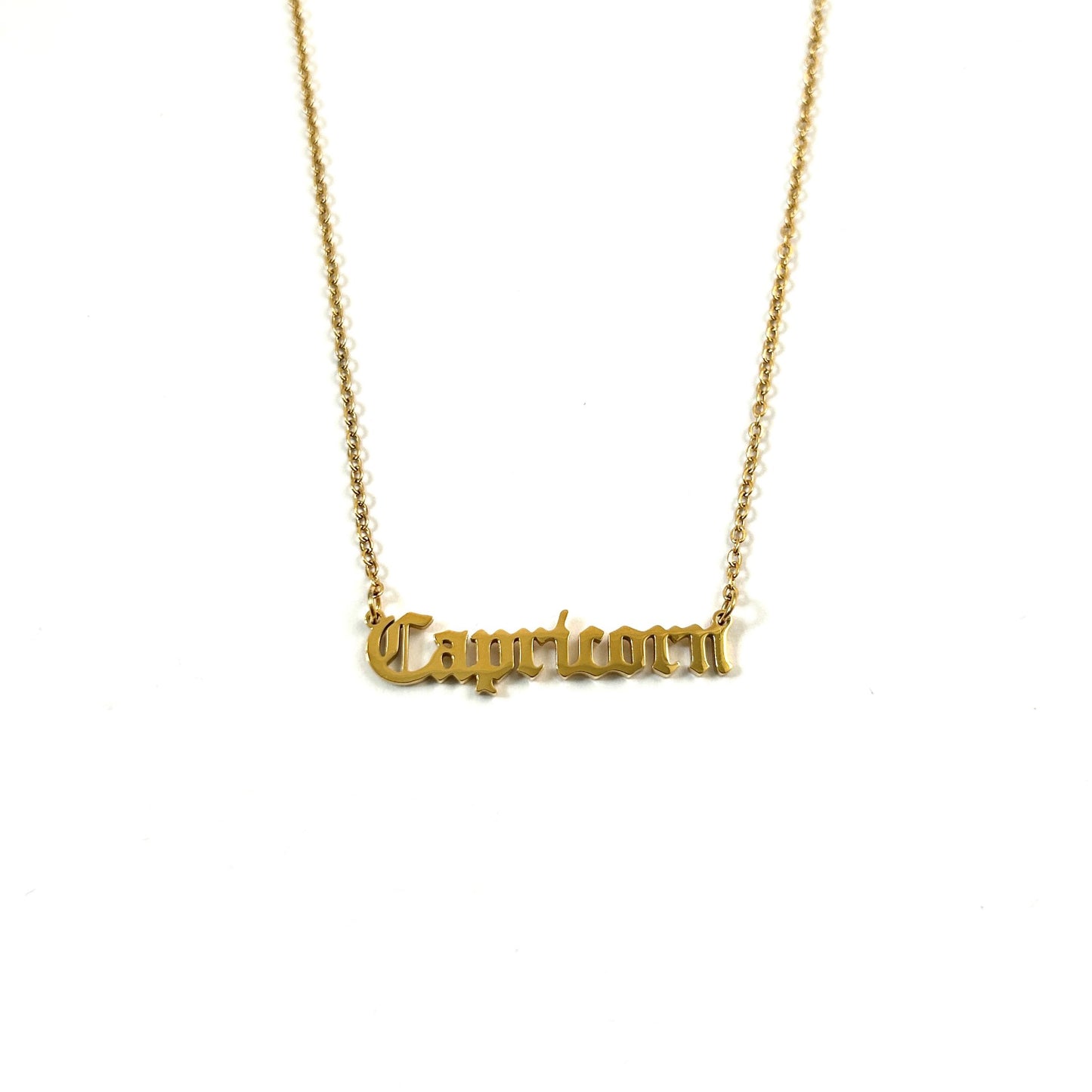 ZODIAC SIGN NECKLACE CAPRICORN