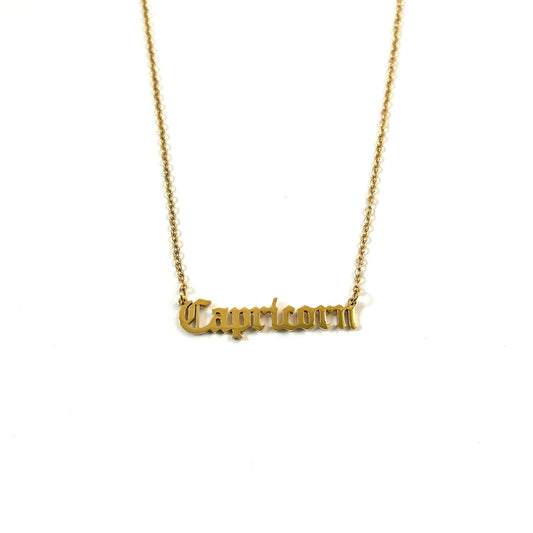 ZODIAC SIGN NECKLACE CAPRICORN