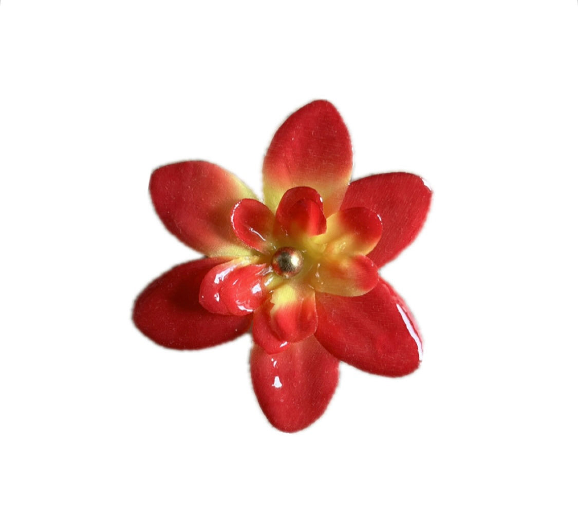 BLOOD ORANGE EARRINGS - SMALL